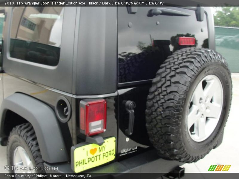 Black / Dark Slate Gray/Medium Slate Gray 2010 Jeep Wrangler Sport Islander Edition 4x4