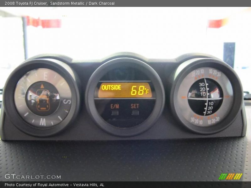 Sandstorm Metallic / Dark Charcoal 2008 Toyota FJ Cruiser