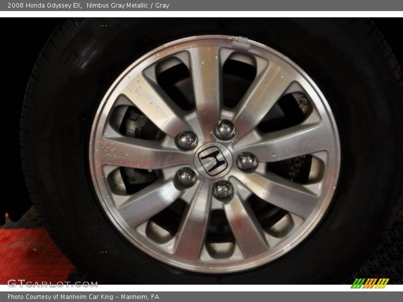 Nimbus Gray Metallic / Gray 2008 Honda Odyssey EX