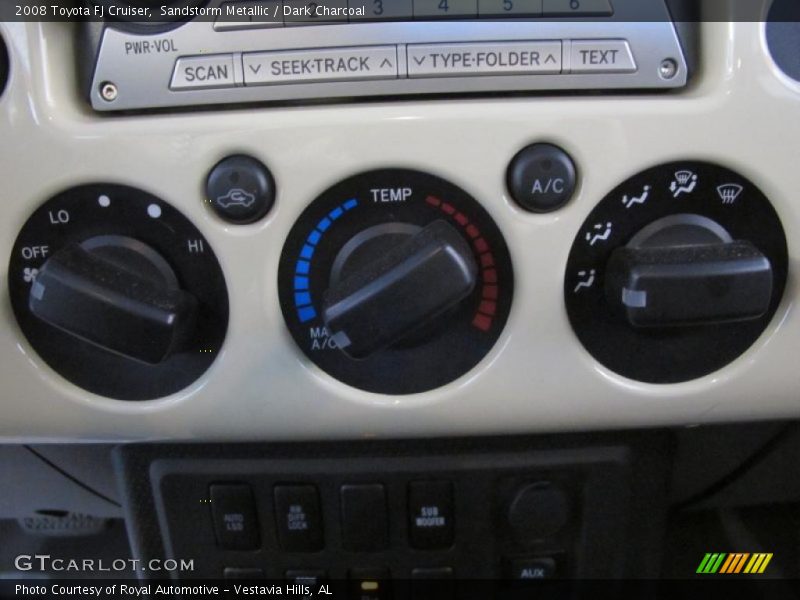 Sandstorm Metallic / Dark Charcoal 2008 Toyota FJ Cruiser