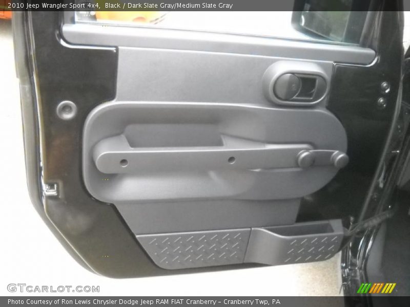 Black / Dark Slate Gray/Medium Slate Gray 2010 Jeep Wrangler Sport 4x4