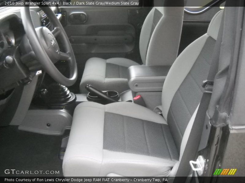Black / Dark Slate Gray/Medium Slate Gray 2010 Jeep Wrangler Sport 4x4