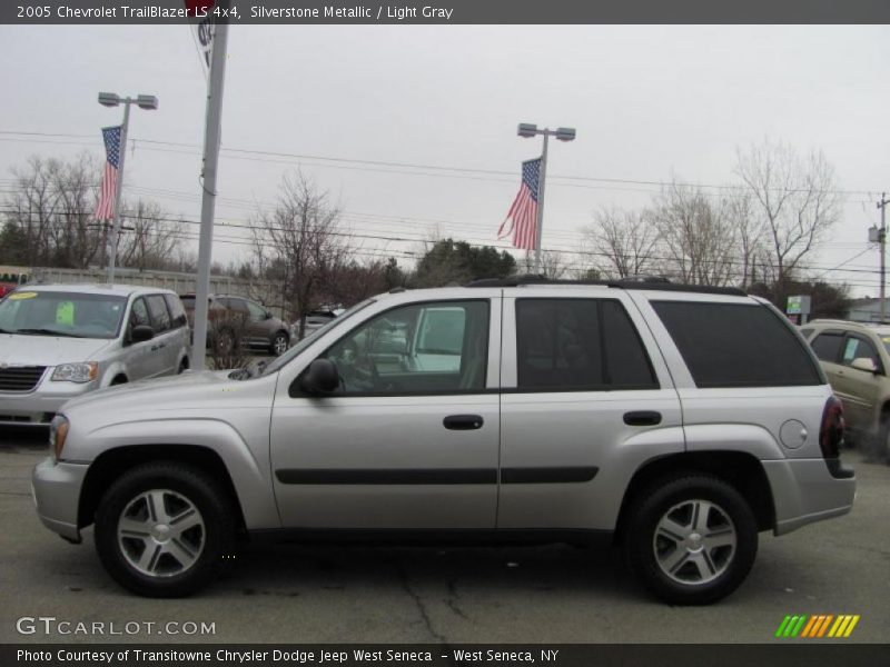 Silverstone Metallic / Light Gray 2005 Chevrolet TrailBlazer LS 4x4