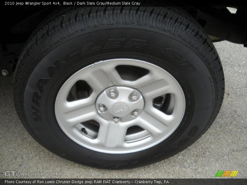 Black / Dark Slate Gray/Medium Slate Gray 2010 Jeep Wrangler Sport 4x4