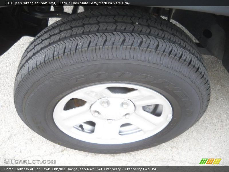 Black / Dark Slate Gray/Medium Slate Gray 2010 Jeep Wrangler Sport 4x4