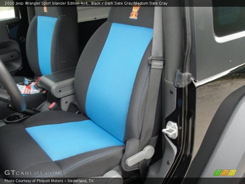 Black / Dark Slate Gray/Medium Slate Gray 2010 Jeep Wrangler Sport Islander Edition 4x4