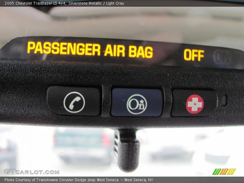 Silverstone Metallic / Light Gray 2005 Chevrolet TrailBlazer LS 4x4