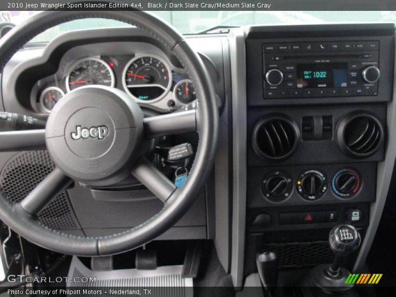 Black / Dark Slate Gray/Medium Slate Gray 2010 Jeep Wrangler Sport Islander Edition 4x4