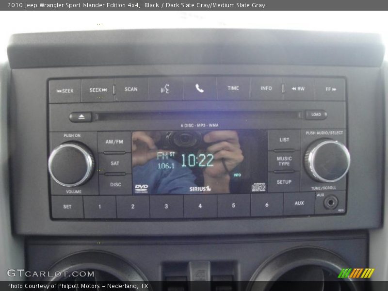 Black / Dark Slate Gray/Medium Slate Gray 2010 Jeep Wrangler Sport Islander Edition 4x4