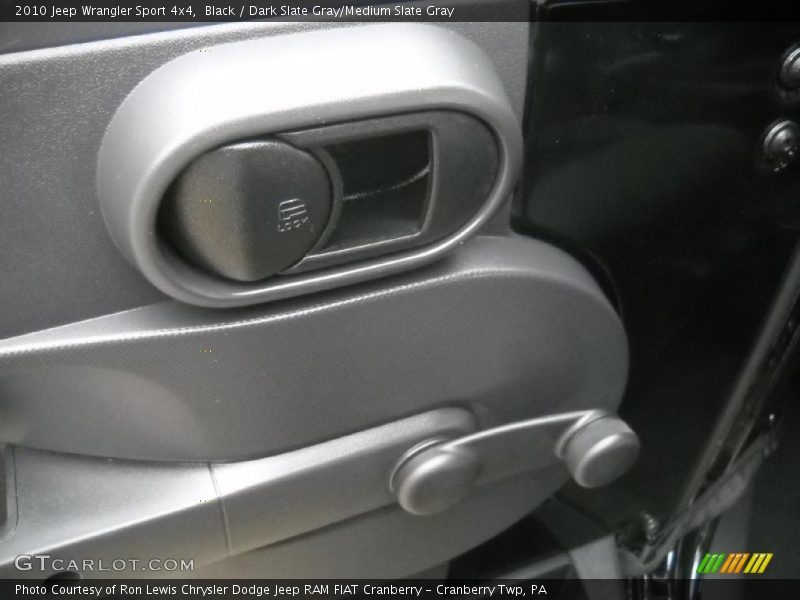 Black / Dark Slate Gray/Medium Slate Gray 2010 Jeep Wrangler Sport 4x4