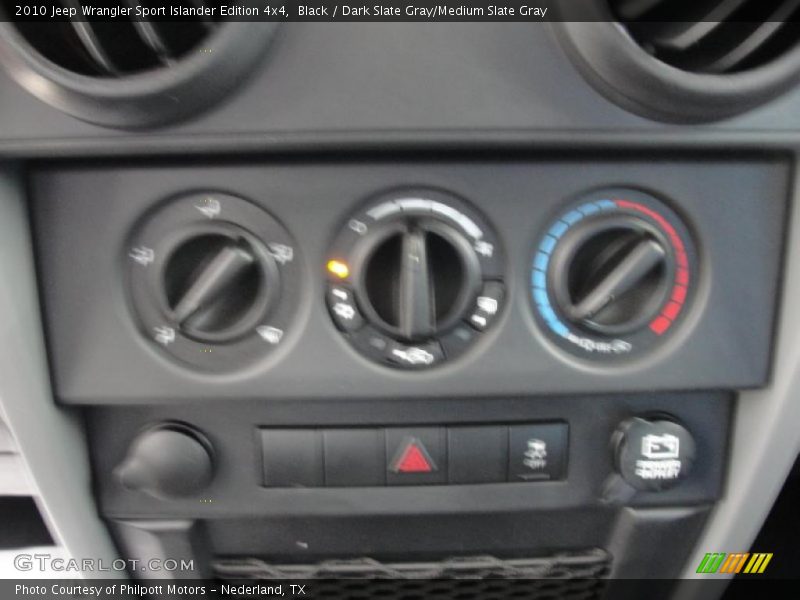 Black / Dark Slate Gray/Medium Slate Gray 2010 Jeep Wrangler Sport Islander Edition 4x4