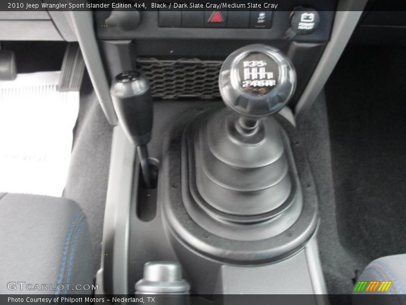 Black / Dark Slate Gray/Medium Slate Gray 2010 Jeep Wrangler Sport Islander Edition 4x4