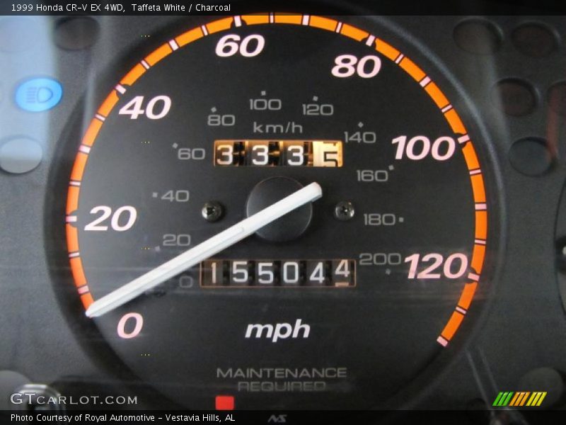 Taffeta White / Charcoal 1999 Honda CR-V EX 4WD