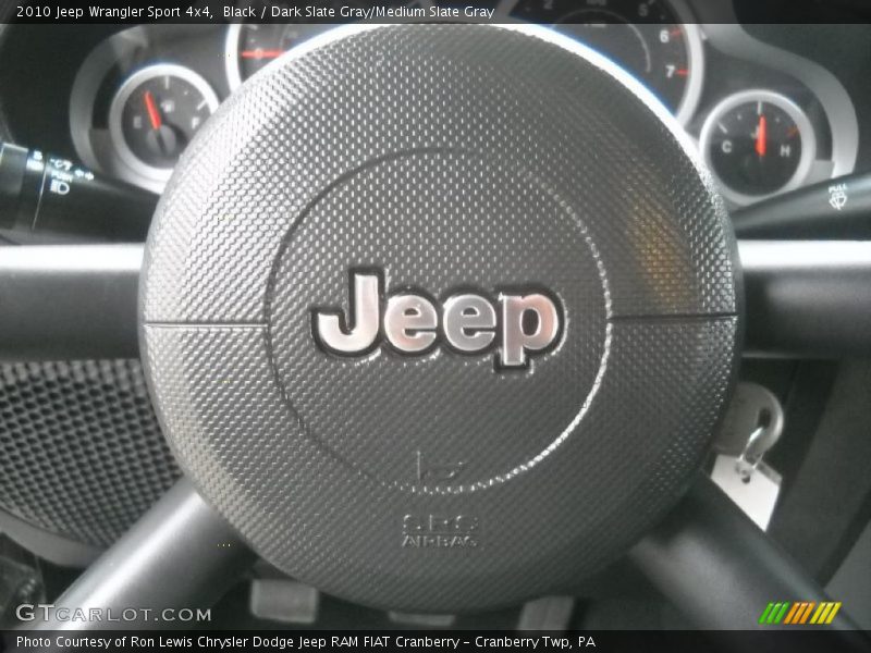 Black / Dark Slate Gray/Medium Slate Gray 2010 Jeep Wrangler Sport 4x4
