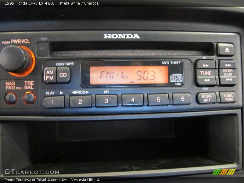 Taffeta White / Charcoal 1999 Honda CR-V EX 4WD