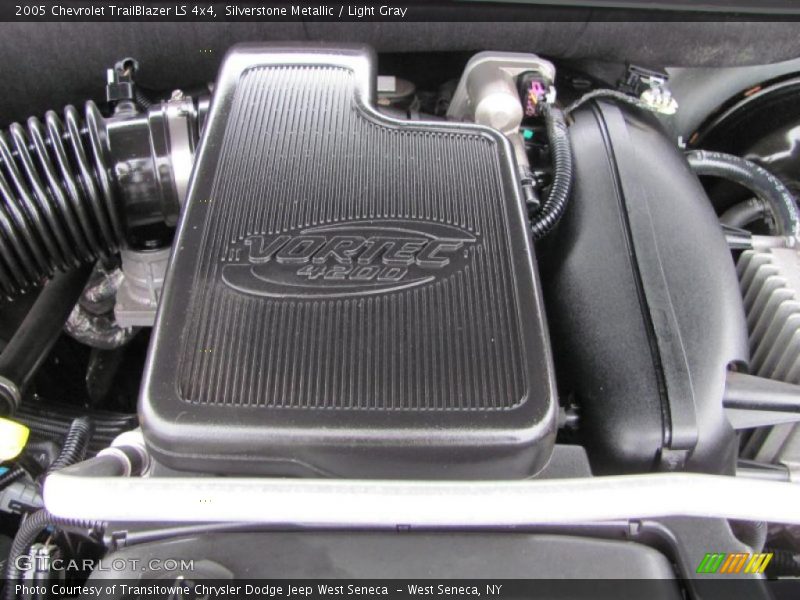 Silverstone Metallic / Light Gray 2005 Chevrolet TrailBlazer LS 4x4