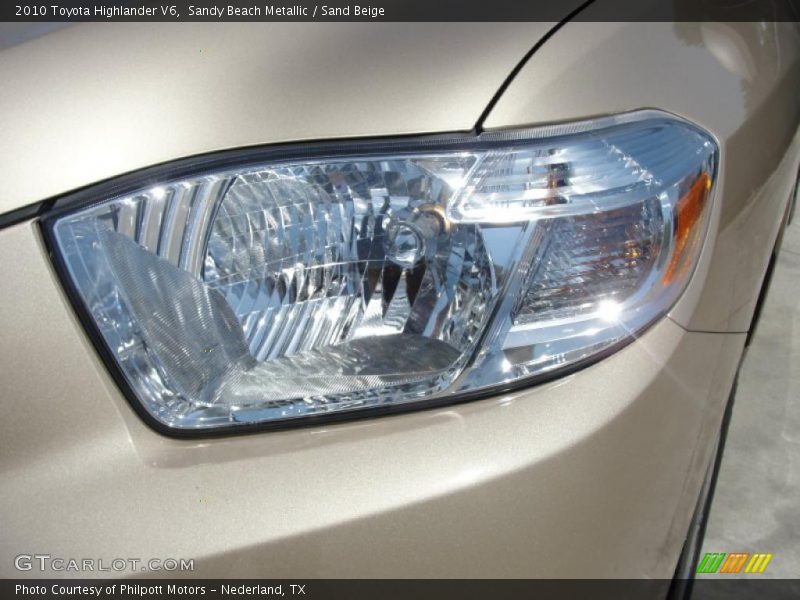 Sandy Beach Metallic / Sand Beige 2010 Toyota Highlander V6