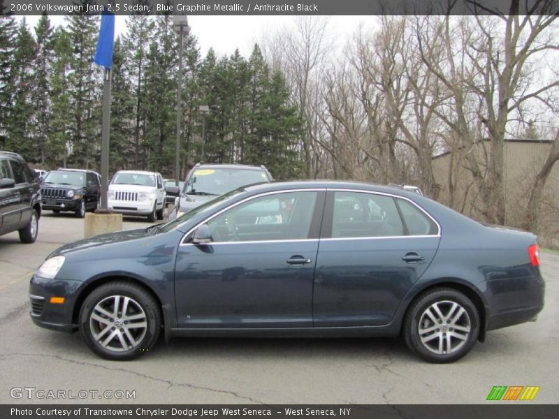 Blue Graphite Metallic / Anthracite Black 2006 Volkswagen Jetta 2.5 Sedan