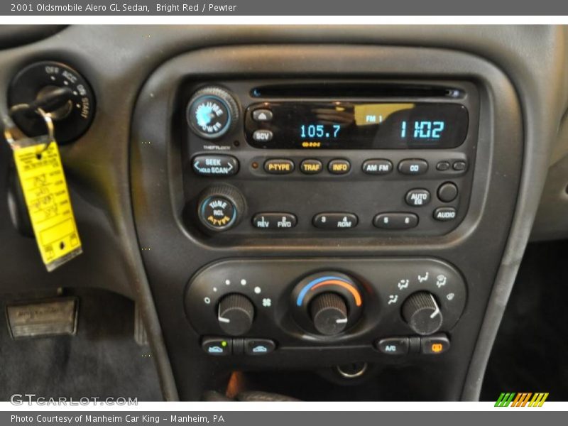 Bright Red / Pewter 2001 Oldsmobile Alero GL Sedan