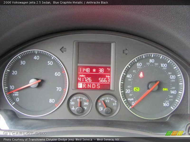  2006 Jetta 2.5 Sedan 2.5 Sedan Gauges