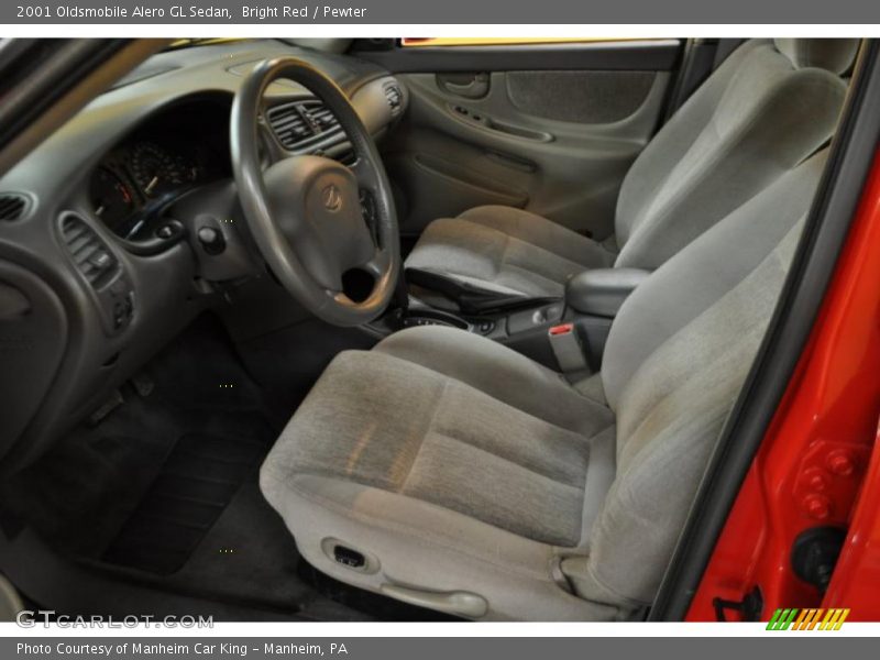 Bright Red / Pewter 2001 Oldsmobile Alero GL Sedan