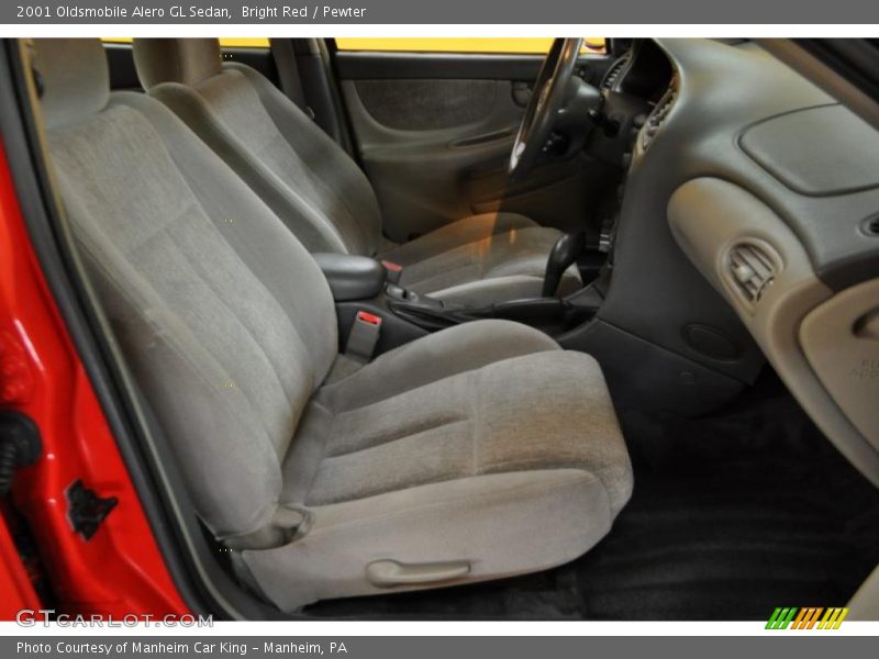 Bright Red / Pewter 2001 Oldsmobile Alero GL Sedan