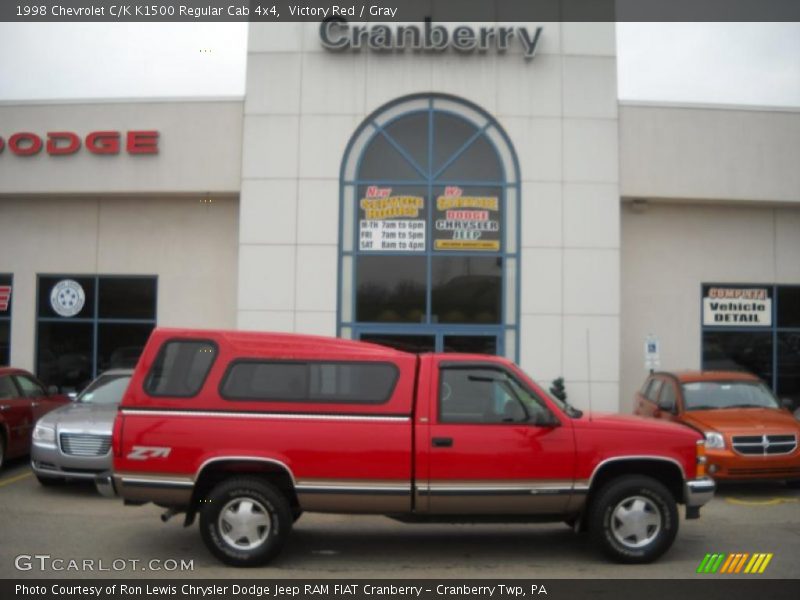 Victory Red / Gray 1998 Chevrolet C/K K1500 Regular Cab 4x4