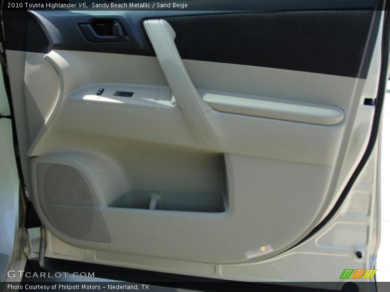Sandy Beach Metallic / Sand Beige 2010 Toyota Highlander V6