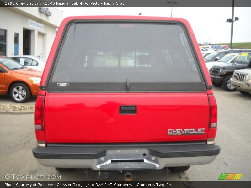Victory Red / Gray 1998 Chevrolet C/K K1500 Regular Cab 4x4