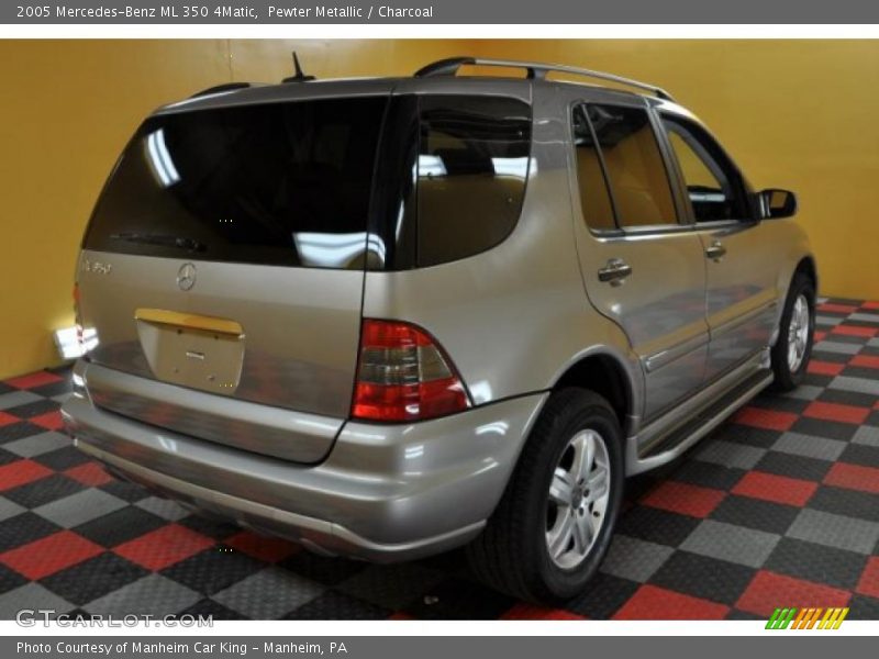 Pewter Metallic / Charcoal 2005 Mercedes-Benz ML 350 4Matic