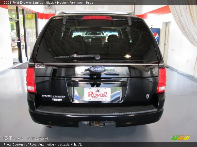 Black / Medium Parchment Beige 2003 Ford Explorer Limited