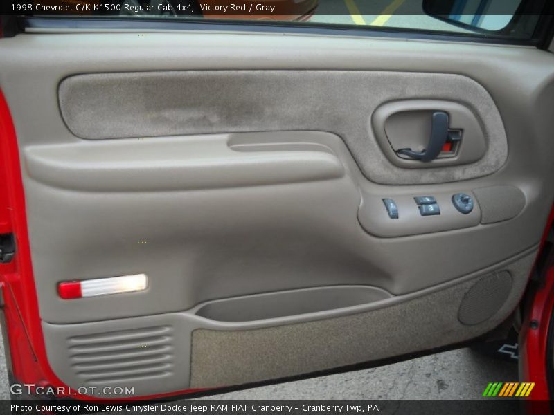 Victory Red / Gray 1998 Chevrolet C/K K1500 Regular Cab 4x4