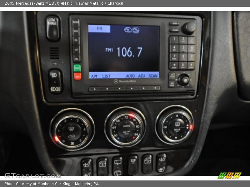 Pewter Metallic / Charcoal 2005 Mercedes-Benz ML 350 4Matic