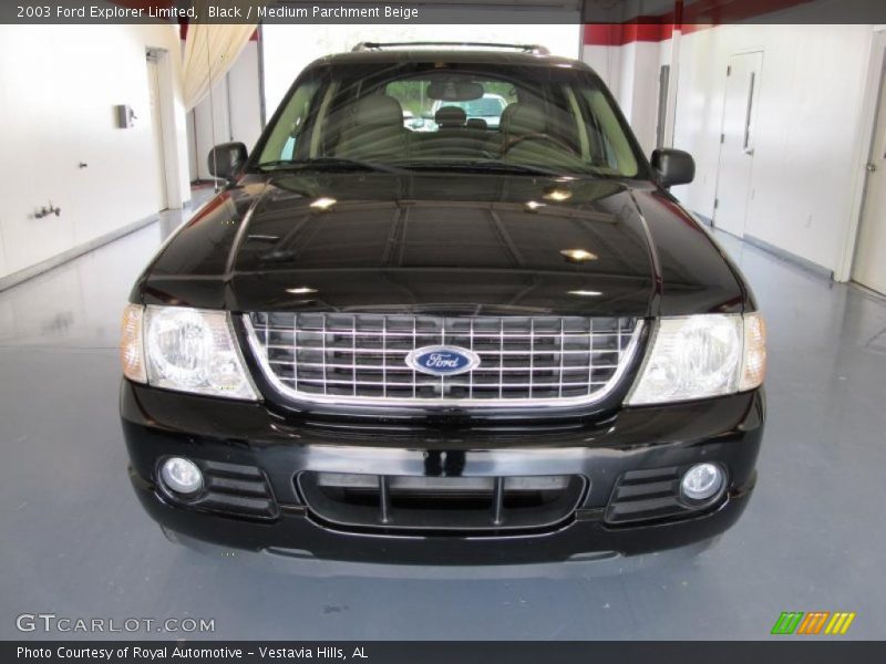 Black / Medium Parchment Beige 2003 Ford Explorer Limited