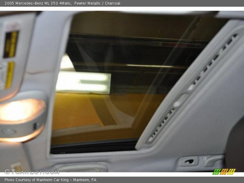 Pewter Metallic / Charcoal 2005 Mercedes-Benz ML 350 4Matic