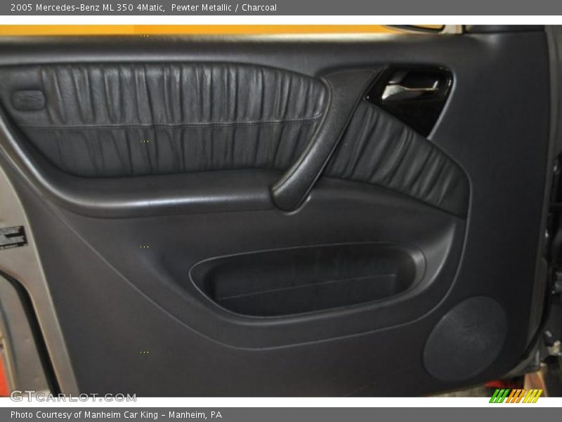 Pewter Metallic / Charcoal 2005 Mercedes-Benz ML 350 4Matic