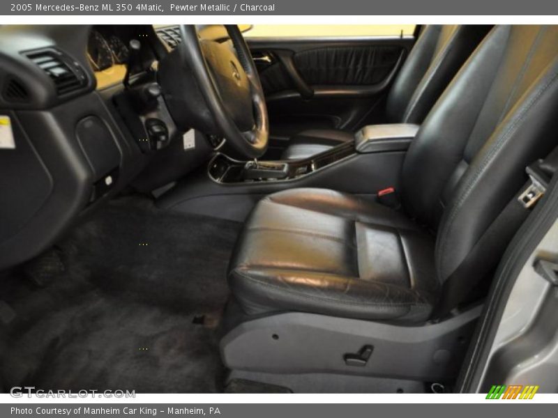 Pewter Metallic / Charcoal 2005 Mercedes-Benz ML 350 4Matic