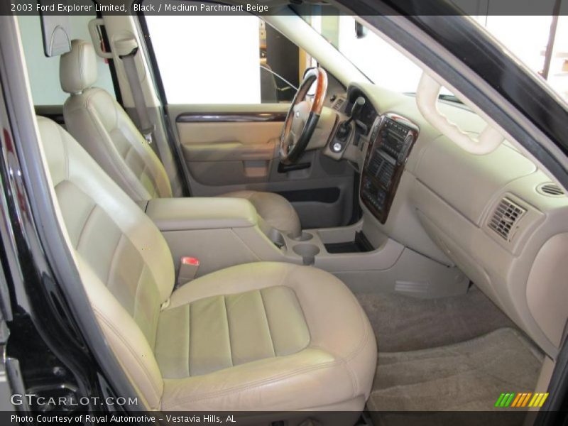 Black / Medium Parchment Beige 2003 Ford Explorer Limited
