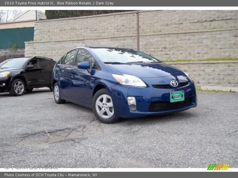 Blue Ribbon Metallic / Dark Gray 2010 Toyota Prius Hybrid IV