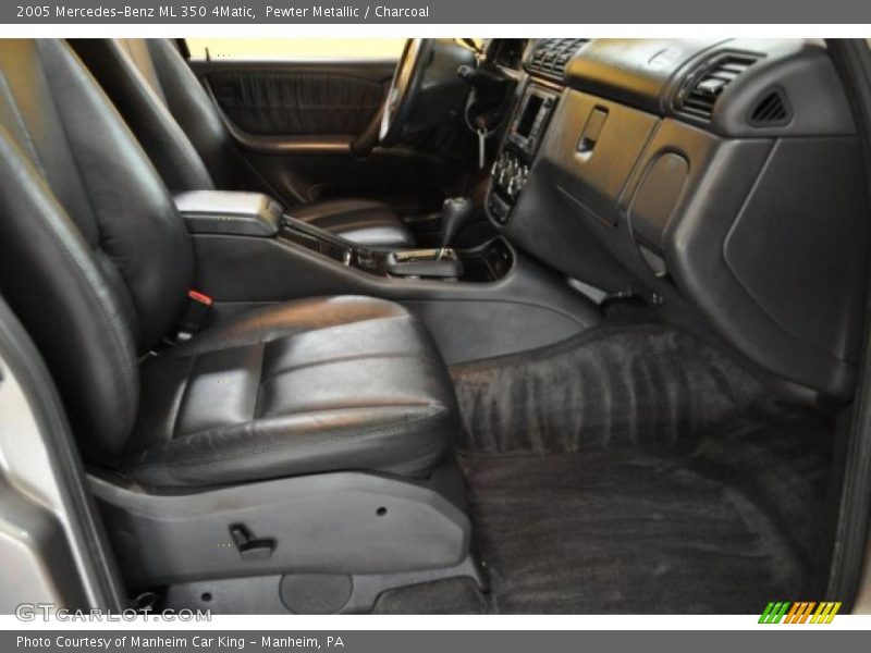 Pewter Metallic / Charcoal 2005 Mercedes-Benz ML 350 4Matic