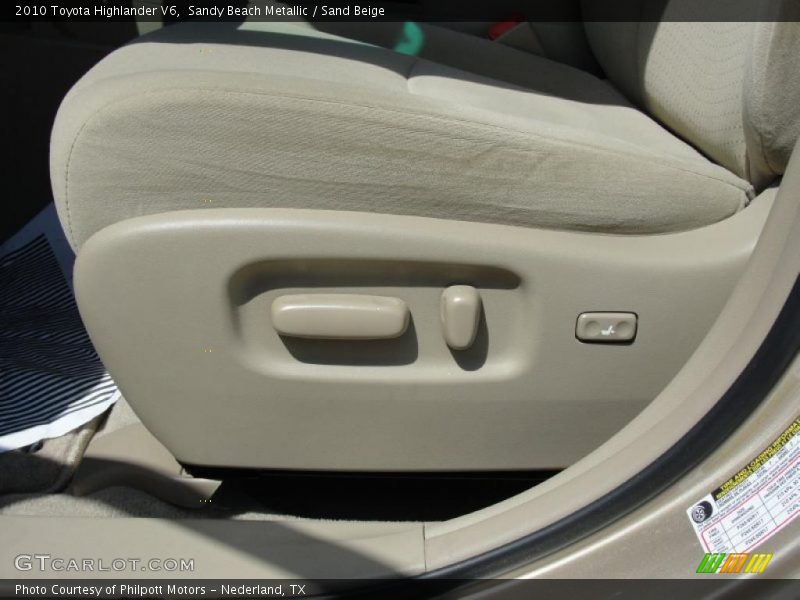 Sandy Beach Metallic / Sand Beige 2010 Toyota Highlander V6