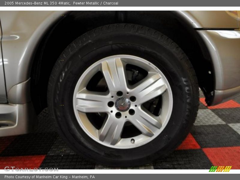 Pewter Metallic / Charcoal 2005 Mercedes-Benz ML 350 4Matic