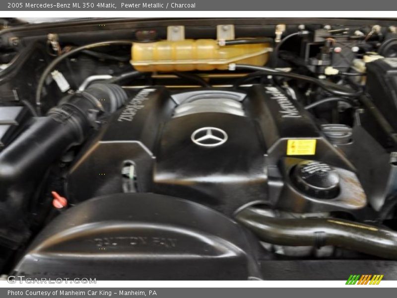 Pewter Metallic / Charcoal 2005 Mercedes-Benz ML 350 4Matic