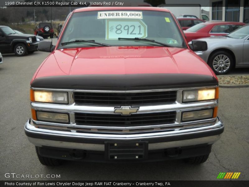 Victory Red / Gray 1998 Chevrolet C/K K1500 Regular Cab 4x4