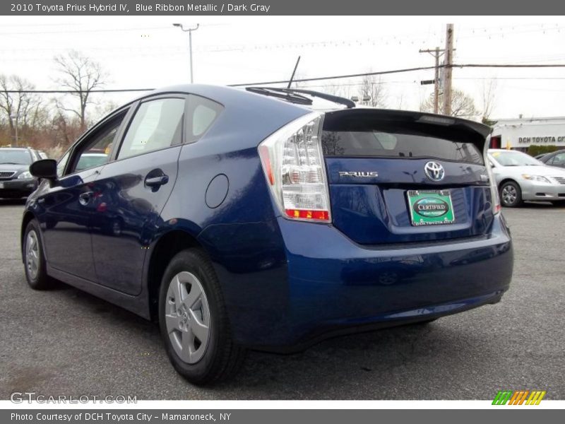 Blue Ribbon Metallic / Dark Gray 2010 Toyota Prius Hybrid IV