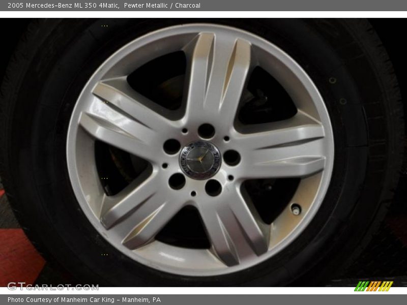 Pewter Metallic / Charcoal 2005 Mercedes-Benz ML 350 4Matic