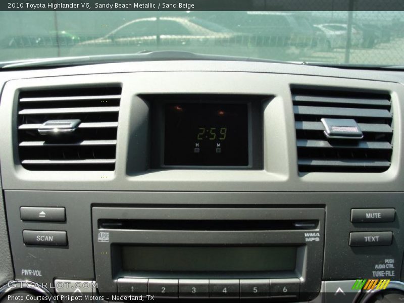 Sandy Beach Metallic / Sand Beige 2010 Toyota Highlander V6