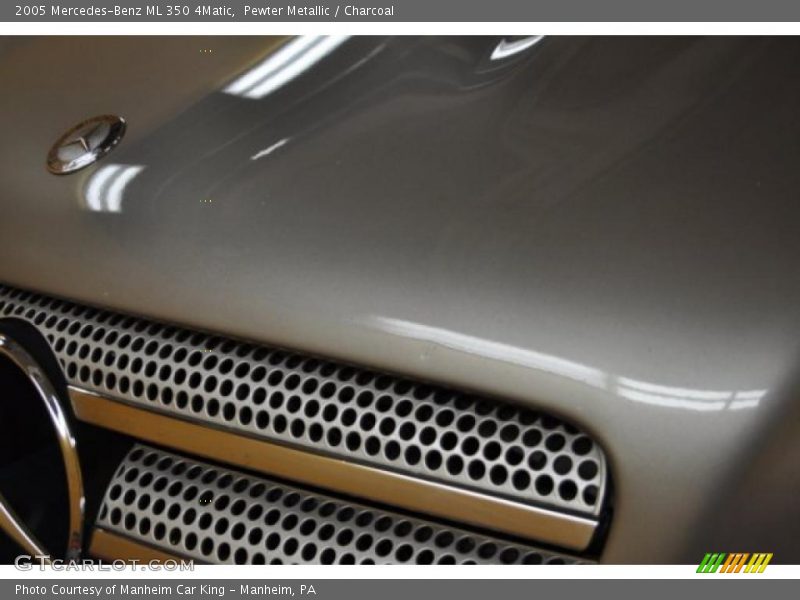 Pewter Metallic / Charcoal 2005 Mercedes-Benz ML 350 4Matic