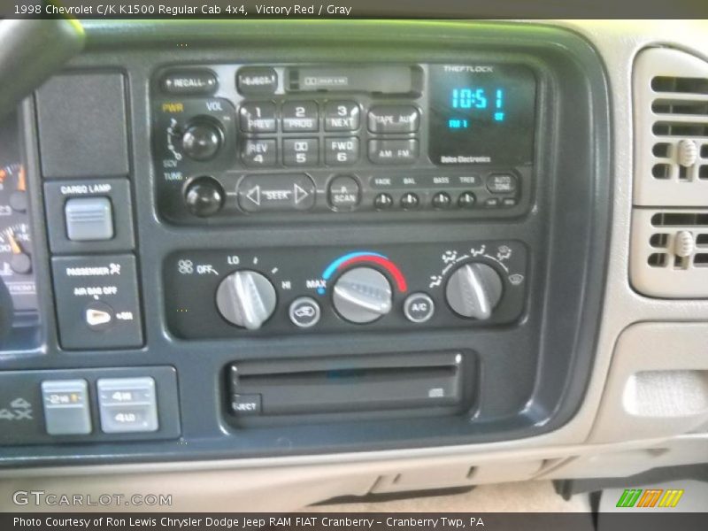 Victory Red / Gray 1998 Chevrolet C/K K1500 Regular Cab 4x4