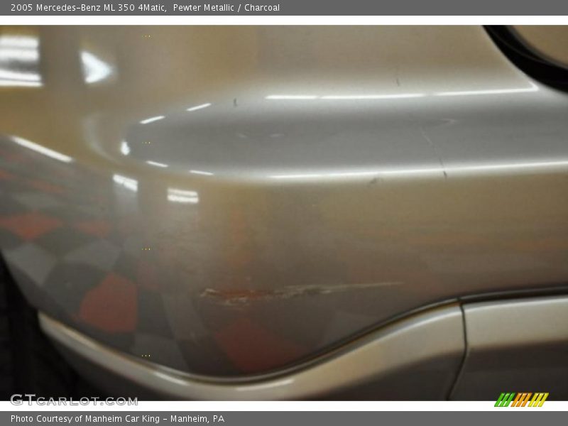 Pewter Metallic / Charcoal 2005 Mercedes-Benz ML 350 4Matic